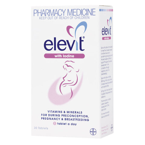 Elevit with Iodine 30s - Green Cross Chemist