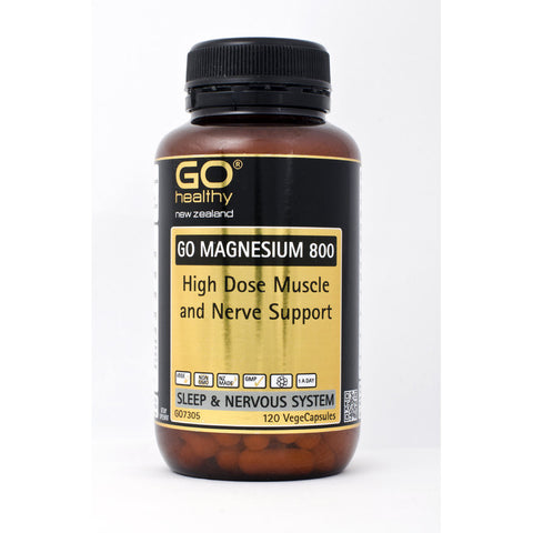 GO Healthy GO Magnesium 800 VegeCapsules 120s - Green Cross Chemist