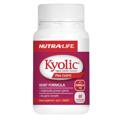 Nutra-Life Kyolic Plus Co-Q10 Capsules 60s - Green Cross Chemist