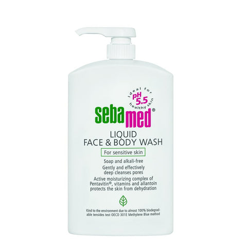 Sebamed Face and Body Wash 1L - Green Cross Chemist