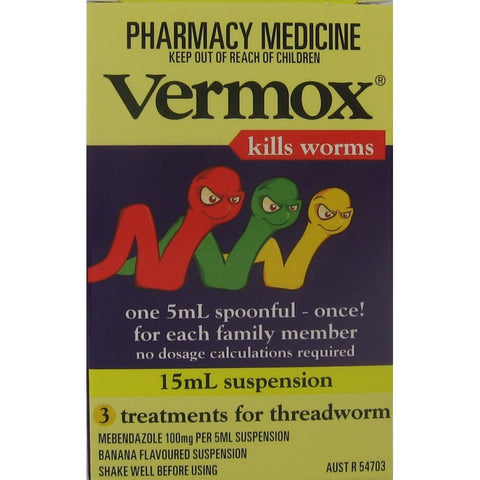 VERMOX Suspension 15ml - Green Cross Chemist