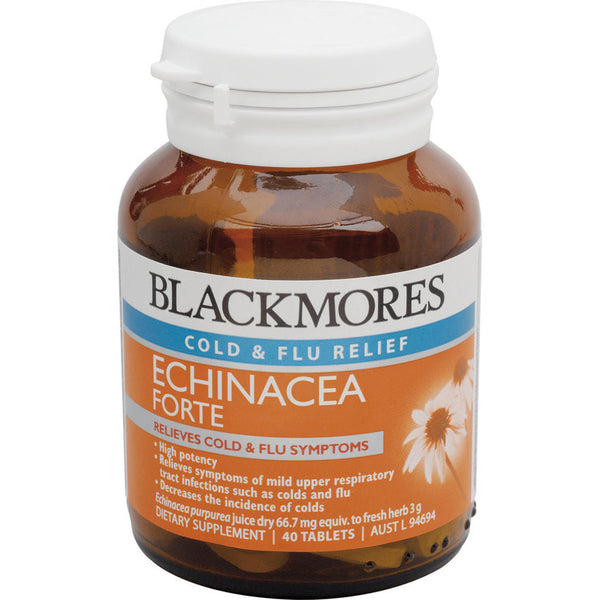 Blackmores Echinacea Forte 3000mg 40s - Green Cross Chemist