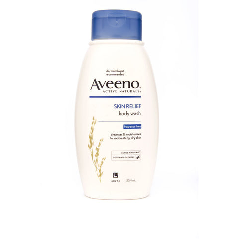 Aveeno  Dry Skin Relief Body Wash - Fragrance Free 354ml - Green Cross Chemist