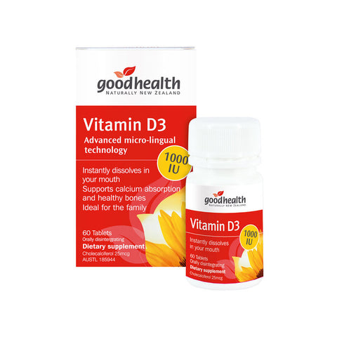 Good Health Vitamin D3 60s - Green Cross Chemist