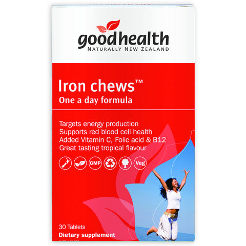 Good Health Iron chews 30s - Green Cross Chemist