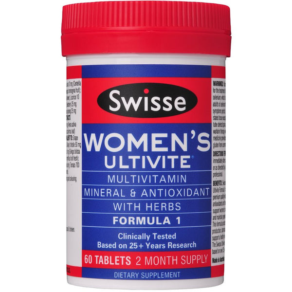 Swisse Women's Ultivite Tablets 60s - Green Cross Chemist