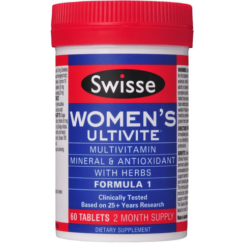 Swisse Women's Ultivite Tablets 60s - Green Cross Chemist