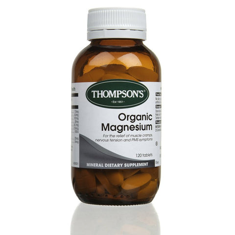 Thompson's Organic Magnesium Tablets 120s - Green Cross Chemist