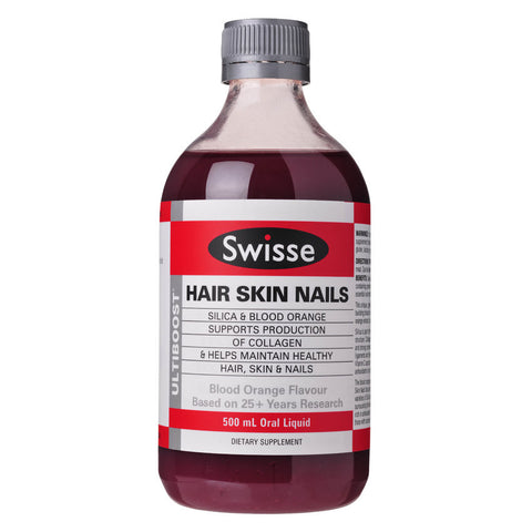 Swisse Ultiboost Hair Skin Nails Liquid 500ml - Green Cross Chemist