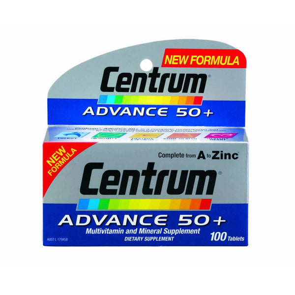 Centrum Advance 50+  Tablets 100s - Green Cross Chemist