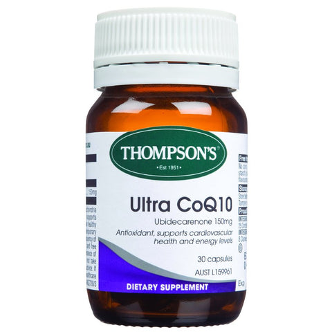Thompson's Ultra Co-Enzyme Q10 150mg Capsules 30s - Green Cross Chemist