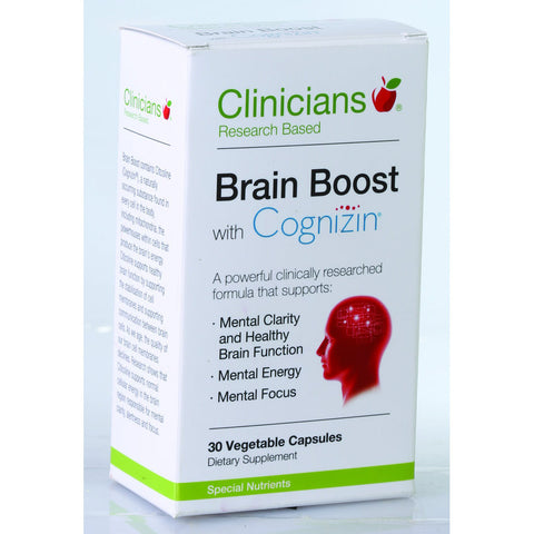 Clinicians Brain Boost with Cognizin Capsules 30s - Green Cross Chemist