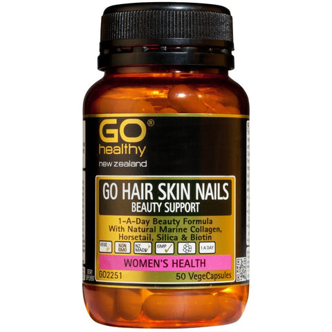 GO Healthy GO Hair Skin Nails Vegecapsules 50s - Green Cross Chemist