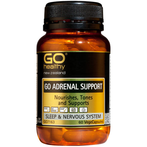 GO Healthy GO Adrenal Support VegeCapsules 60s - Green Cross Chemist