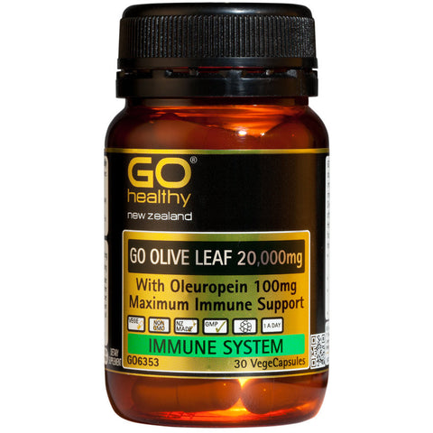 GO Olive Leaf 20,000mg Capsules 30s - Green Cross Chemist