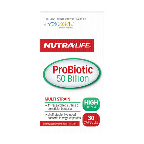 Nutra-Life Probiotic 50 Billion 30s Capsules. - Green Cross Chemist