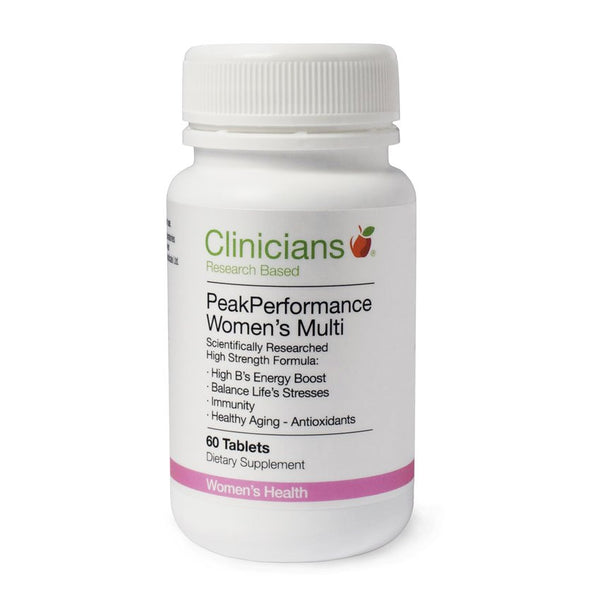 Clinicians Peak Performance Women's Multi 60s - Green Cross Chemist