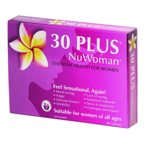 30 PLUS NuWoman Natural Hormonal Balance Support Tablets 60s - Green Cross Chemist