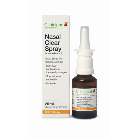 CLINICIANS. Nasal Clear (Non Med.) 25ml - Green Cross Chemist