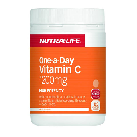 Nutra-Life Vitamin C 1200mg Chewable 120s - Green Cross Chemist