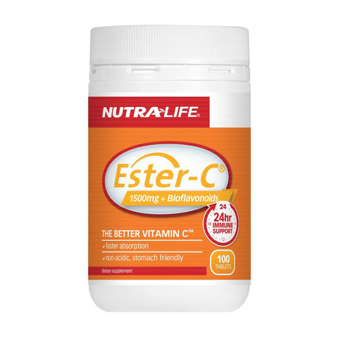 Nutra-Life Ester C 1500mg + Biof Tabs 100s - Green Cross Chemist