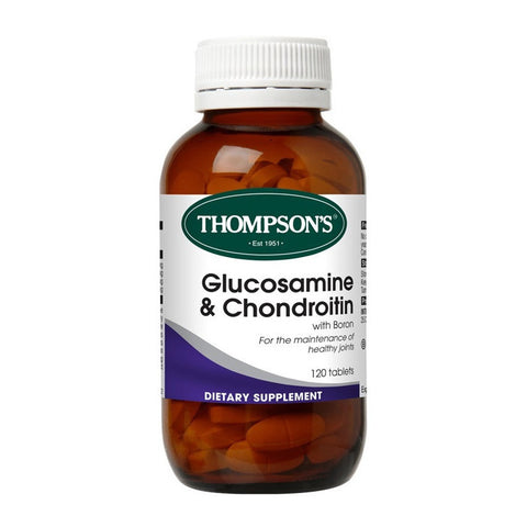 Thompsons  Glucosamine & Chondroitin Tablets 120s - Green Cross Chemist