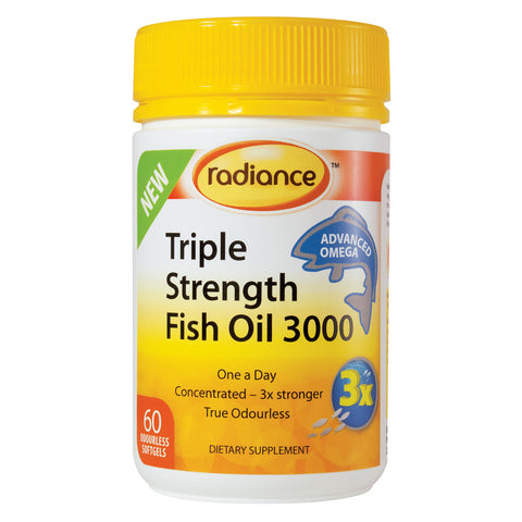 RADIANCE Triple Strength FishOil 3000 60s - Green Cross Chemist