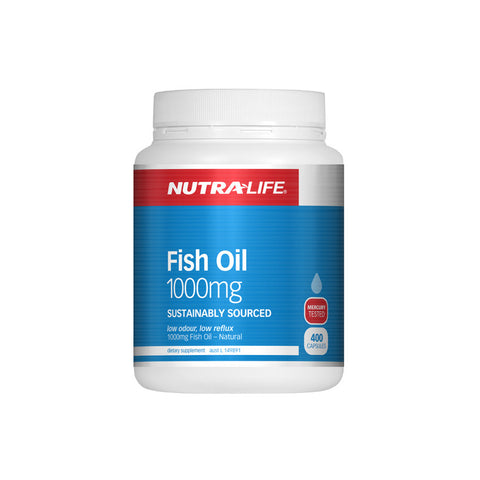 Nutra-Life Fish Oil 1000mg Cap 400 - Green Cross Chemist