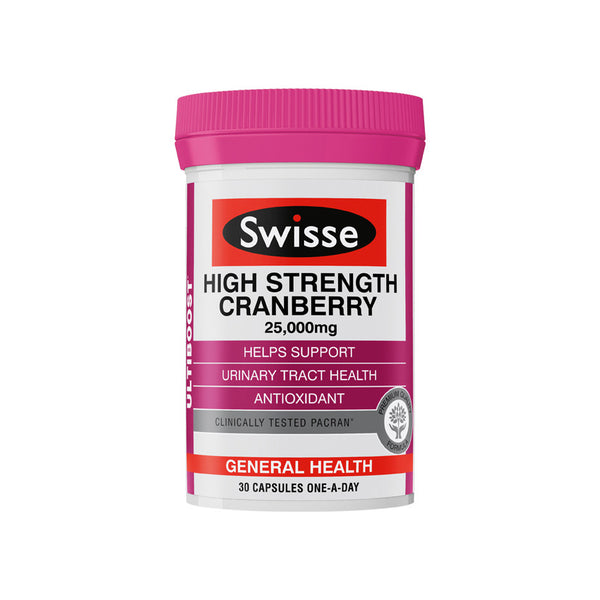 Swisse Ultiboost High Strength Cranberry Capsules 30s - Green Cross Chemist