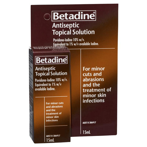 Betadine Antiseptic 10% Solution (15ml)