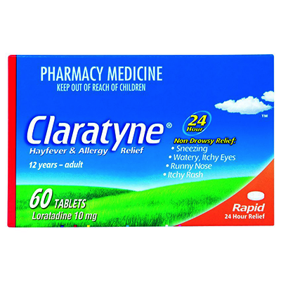 CLARATYNE 10mg Tablets 60s - Green Cross Chemist