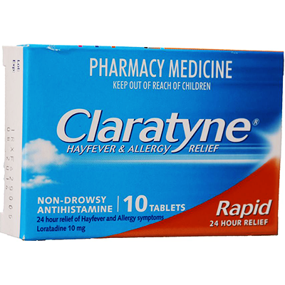 Claratyne Hayfever & Allergy Relief Tablets 10s - Green Cross Chemist