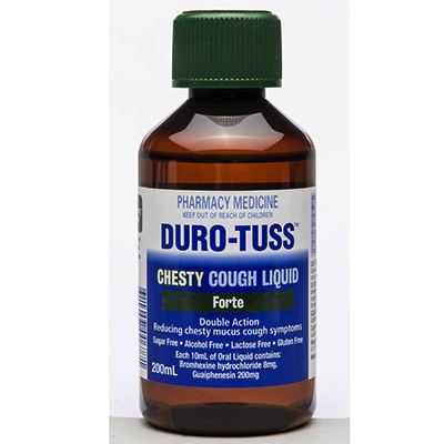 Duro-Tuss Chesty Cough Liquid Forte 200ml - Green Cross Chemist