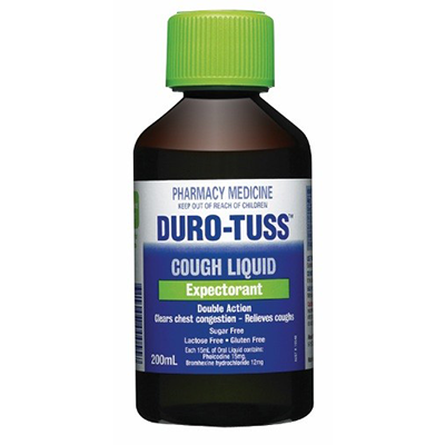 Duro-Tuss Cough Liquid Expectorant 200ml - Green Cross Chemist