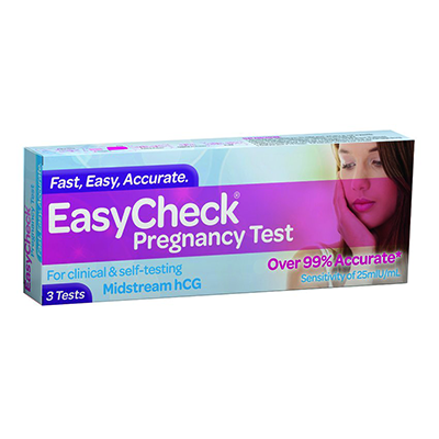 EASYCHECK Pregnancy Test 3Pk Purple - Green Cross Chemist