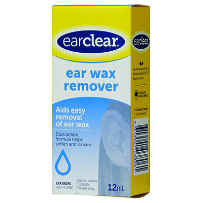 Earclear Wax Removal Drops 12ml - Green Cross Chemist
