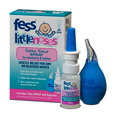 FESS Little Noses Spray with Aspirator 15ml - Green Cross Chemist