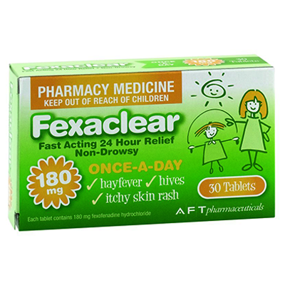 FEXACLEAR 180mg 30s - Green Cross Chemist