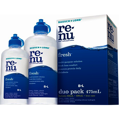 Renu-Fresh Multi-Purpose Solution 355ml + 120ml Duo Pack - Green Cross Chemist