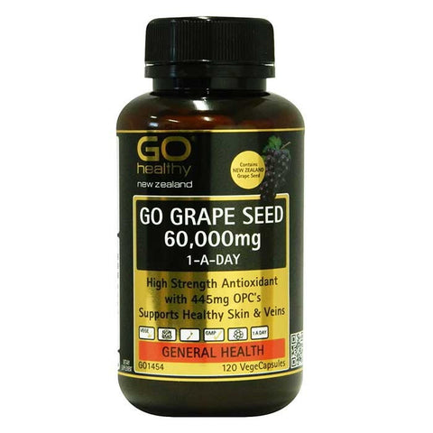 GO Grape Seed 60000mg 120's - Green Cross Chemist