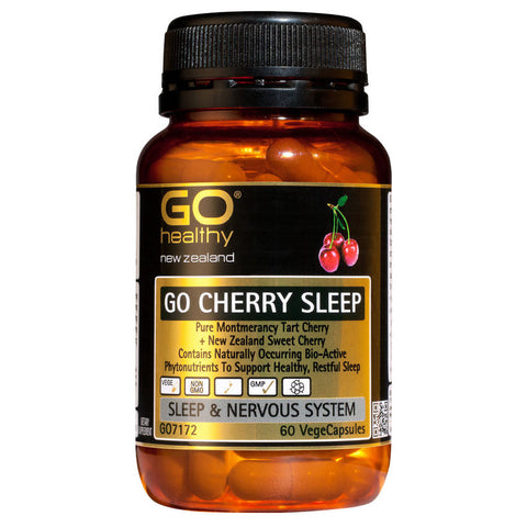 GO Healthy GO Cherry Sleep VegeCapsules 60s - Green Cross Chemist