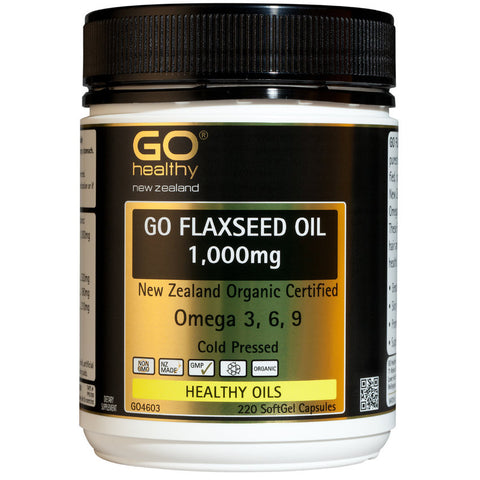 GO Healthy GO Flaxseed Oil 220s - Green Cross Chemist