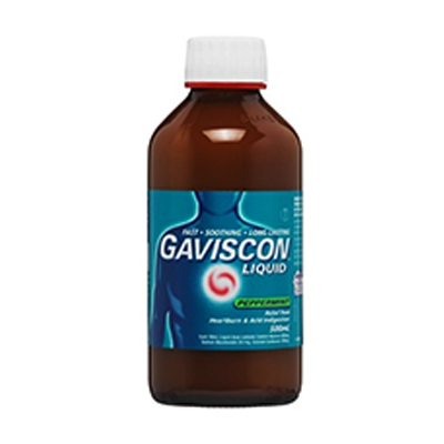 Gaviscon Liquid Heartburn Relief Peppermint 500ml - Green Cross Chemist