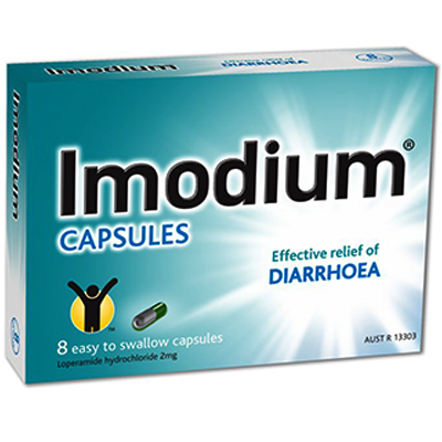 Imodium 2mg Diarrhoea Relief Capsules 8s - Green Cross Chemist