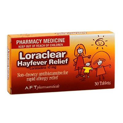 Loraclear Hayfever Relief 10mg Tablets 30s - Green Cross Chemist