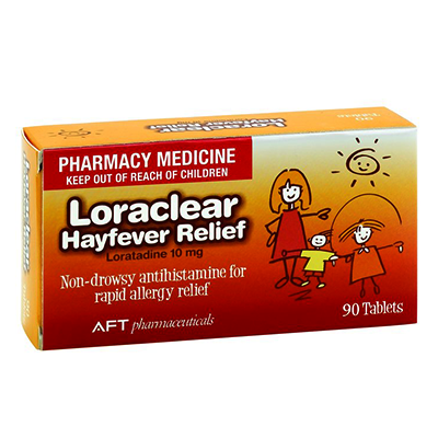 Loraclear Non-Drowsy Hayfever & Allergy Relief Tablets 90s - Green Cross Chemist