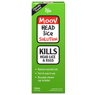 MOOV Head Lice Solution 200ml - Green Cross Chemist