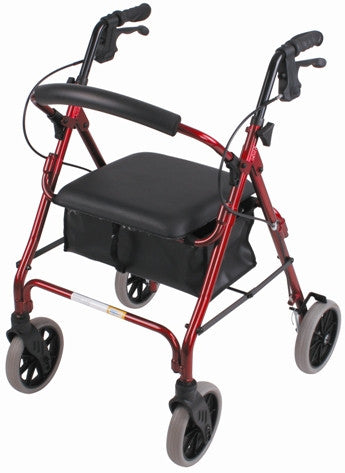 Mobilis® Quad Walking Frame - Red - Green Cross Chemist