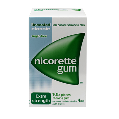 NICORETTE Gum Classic 4mg 105s - Green Cross Chemist