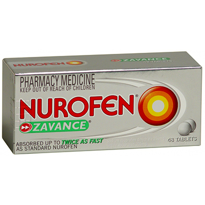 Nurofen Zavance 48s Tablets Pain Relief - Green Cross Chemist